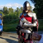 Knight at medieval festival