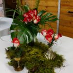 Flower arranging services at the Barn at Holly Farm