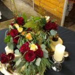 Flower arrangement at the Barn at Holly Farm