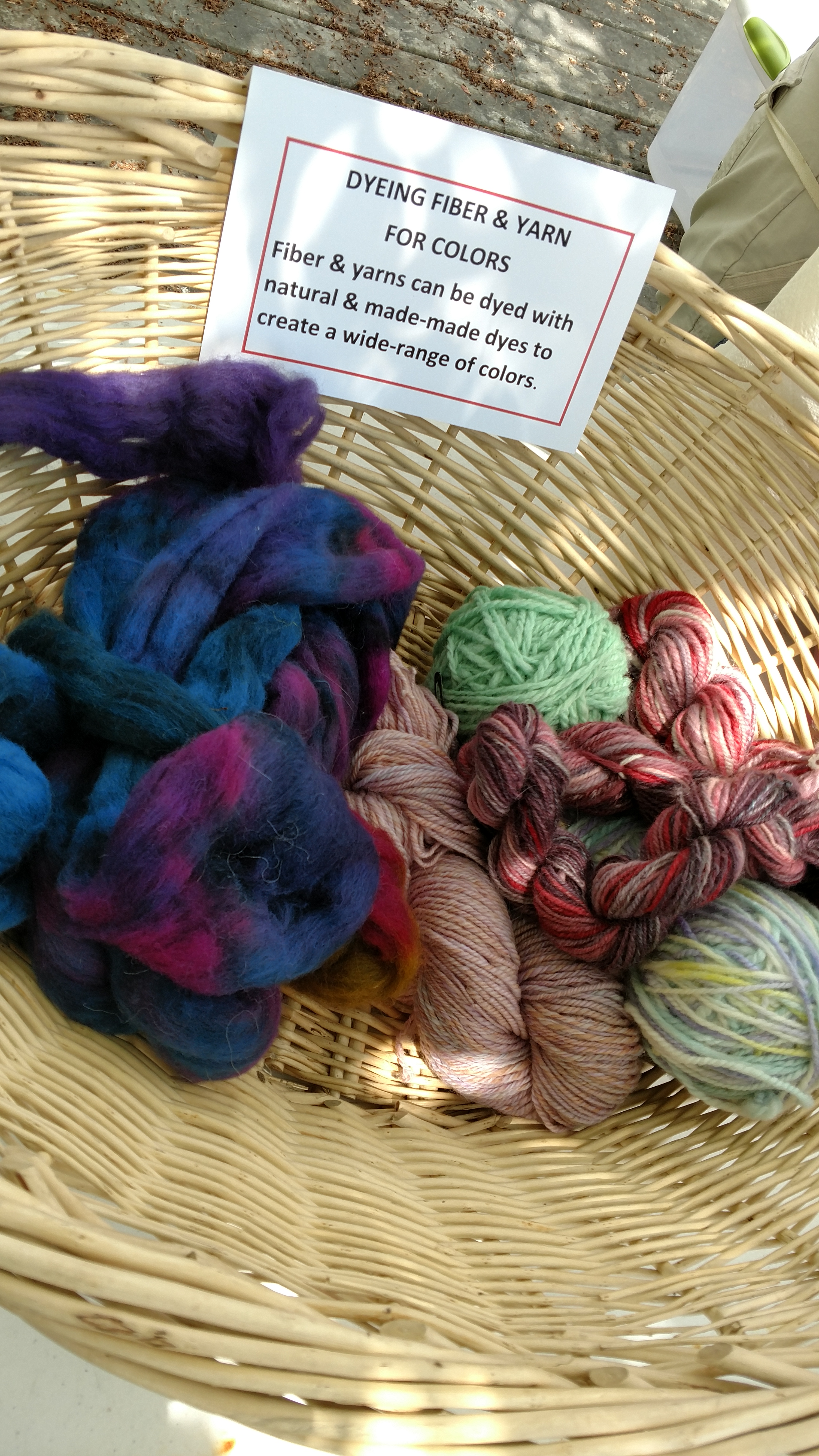 Fibershed of Pacific Northwest yarn samples