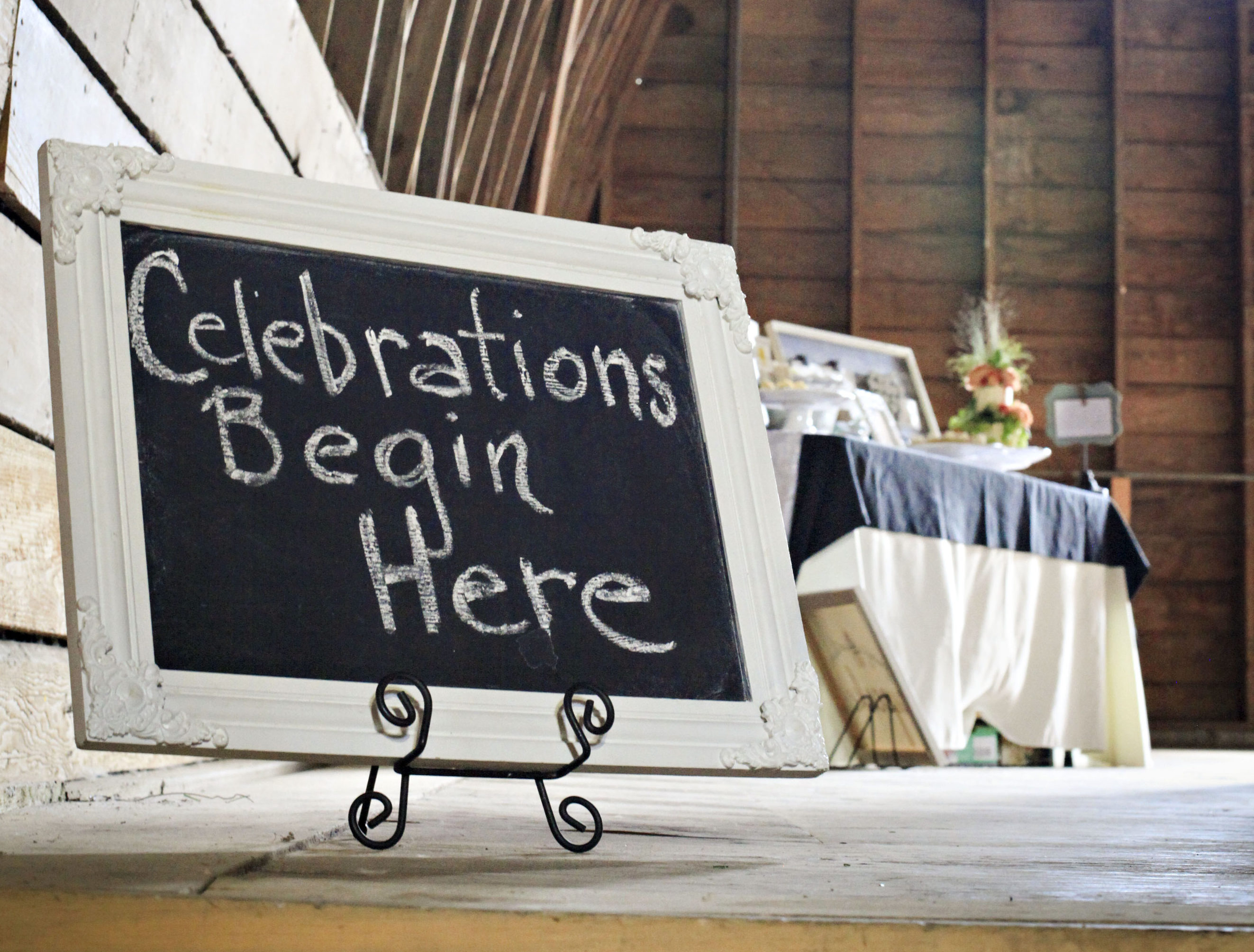 Celebrations begin at The Barn at Holly Farm