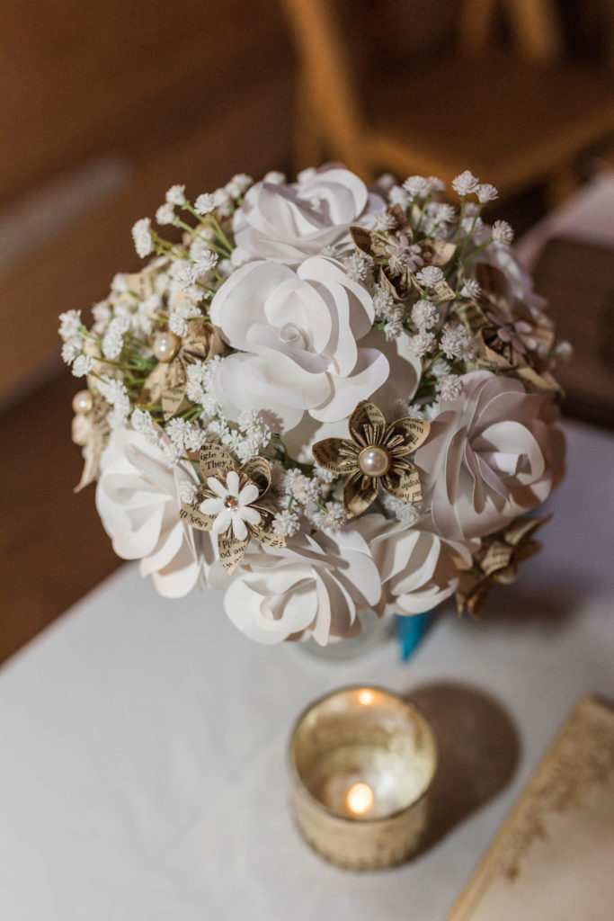 Wedding bouquet at the Barn at Holly Farm