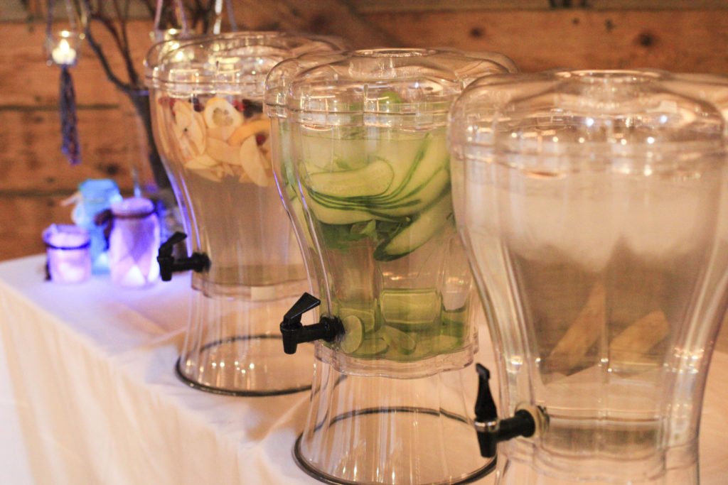 Flavored waters for your event