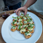 Tasty appetizers at the Barn at Holly Farm