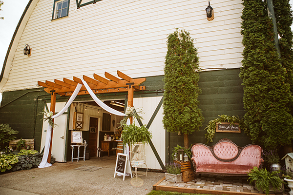 Intimate weddings at the Barn at Holly Farm