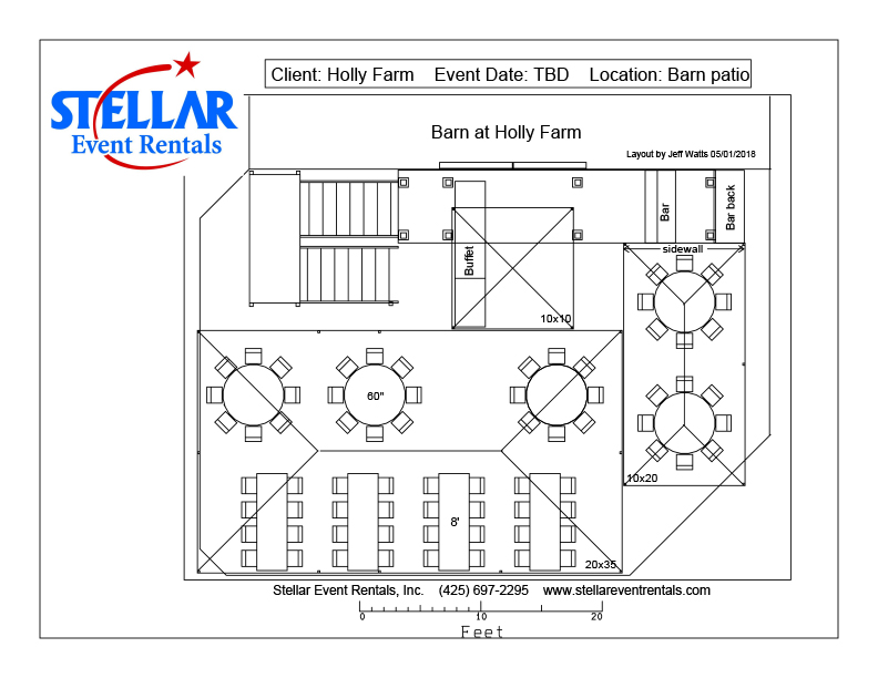 South Barn Patio Tent Options